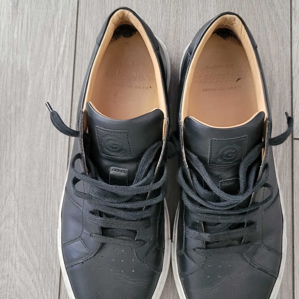 Greats Black Leather Sneaker 9.6